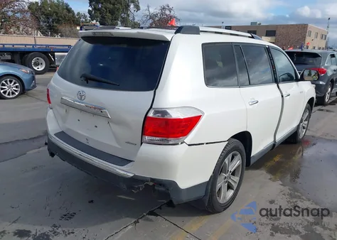 2013 Toyota Highlander Limited V6 z USA, uszkodzony, nr VIN 5TDDK3EHXDS233611